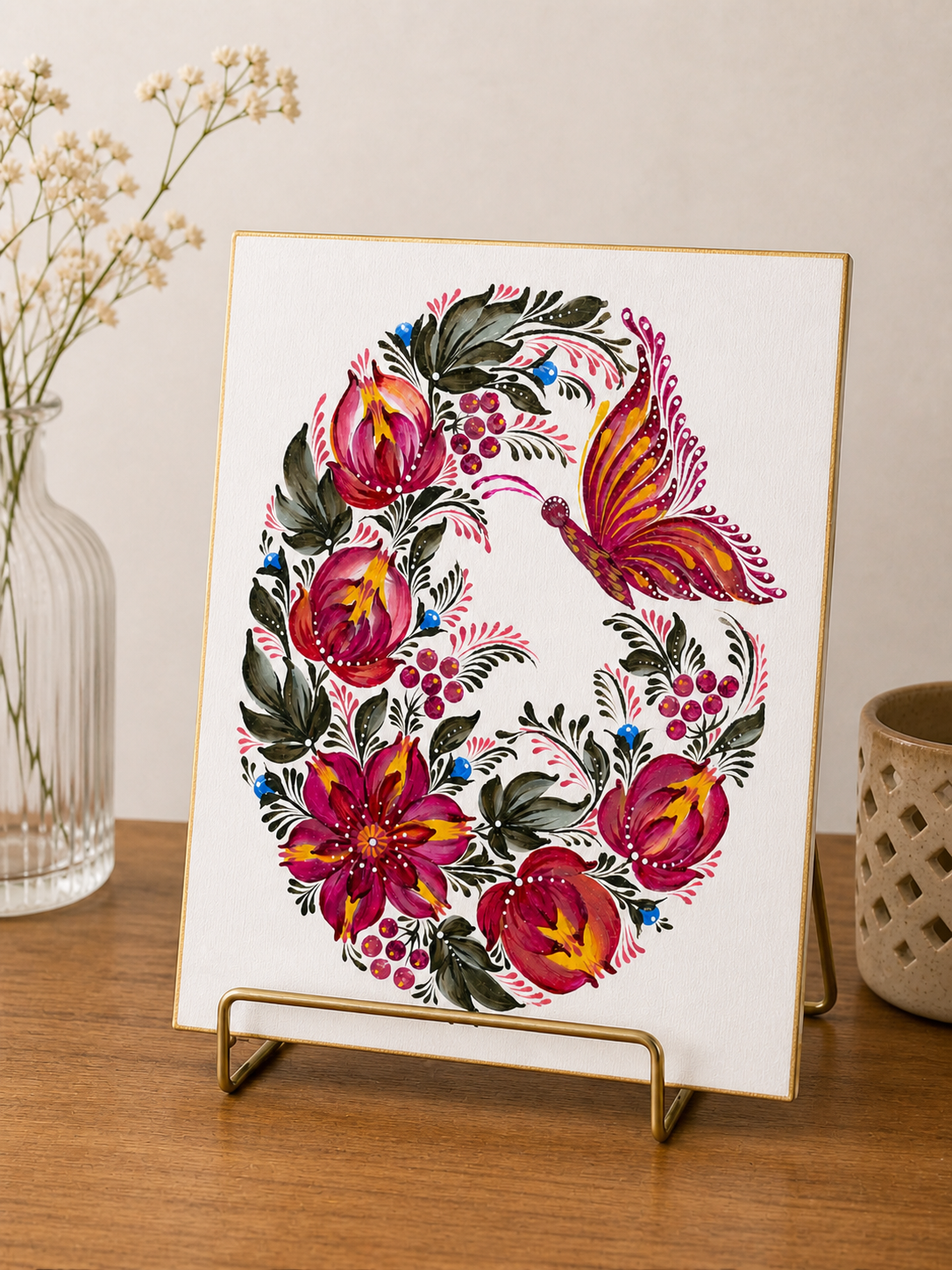Blume - original painting by Shreya Dutta