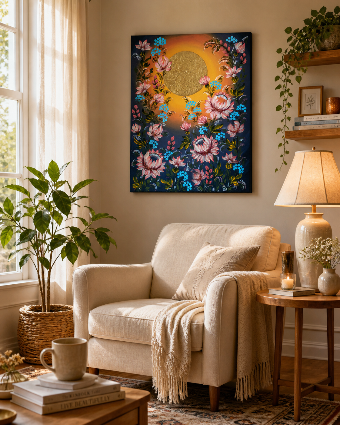 Arcadia - original painting by Shreya Dutta