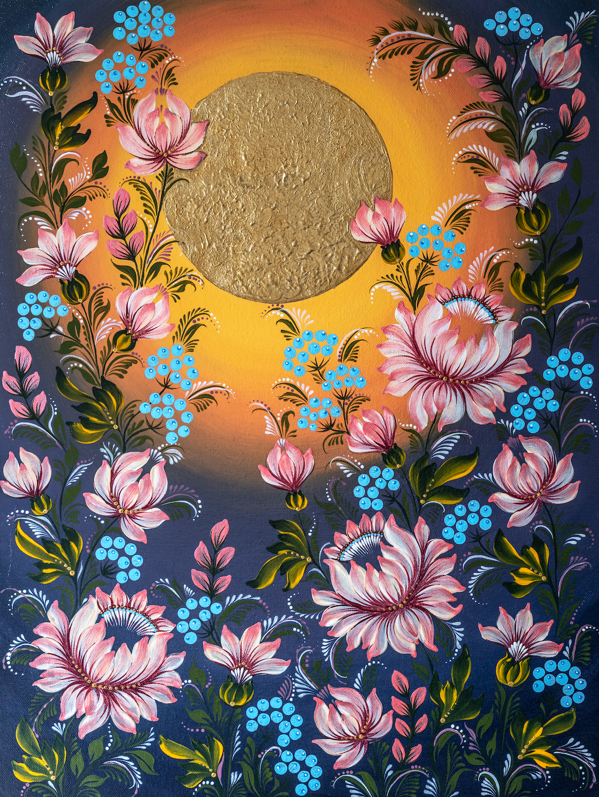 Arcadia - original painting by Shreya Dutta