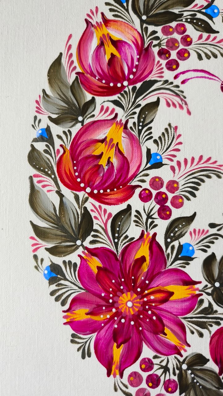 Blume - original painting by Shreya Dutta