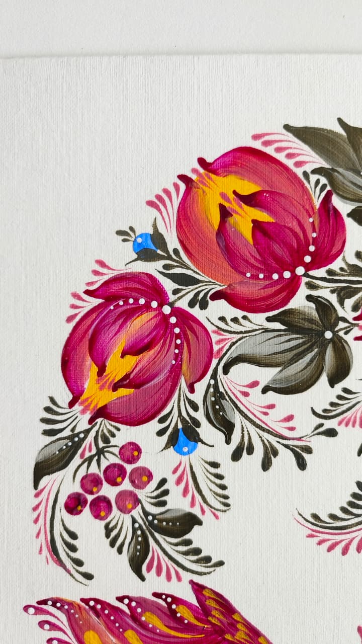 Blume - original painting by Shreya Dutta